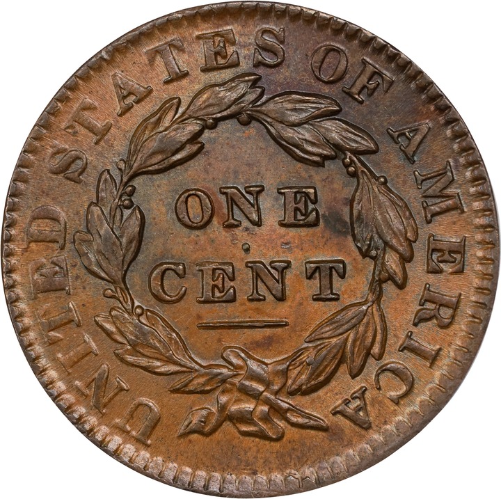 1831 1c Medium Letters MS BN AU53 BN thumbnail 2