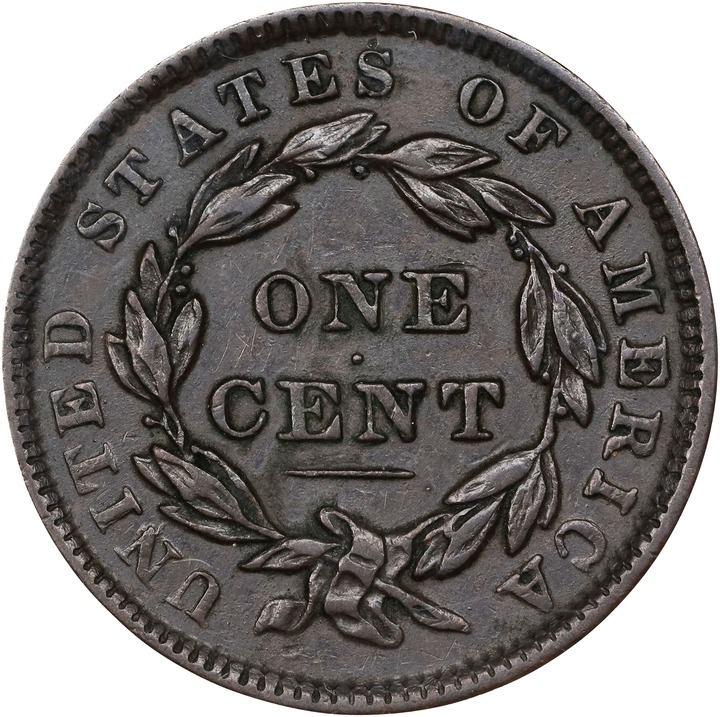 1838 1c MS BN XF40 BN CAC thumbnail 2
