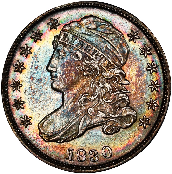 Image for 1830 10c Medium 10C AU58