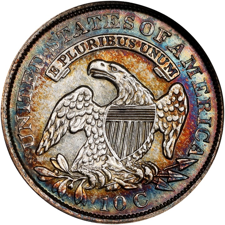 1830 10c Medium 10C AU58 thumbnail 2