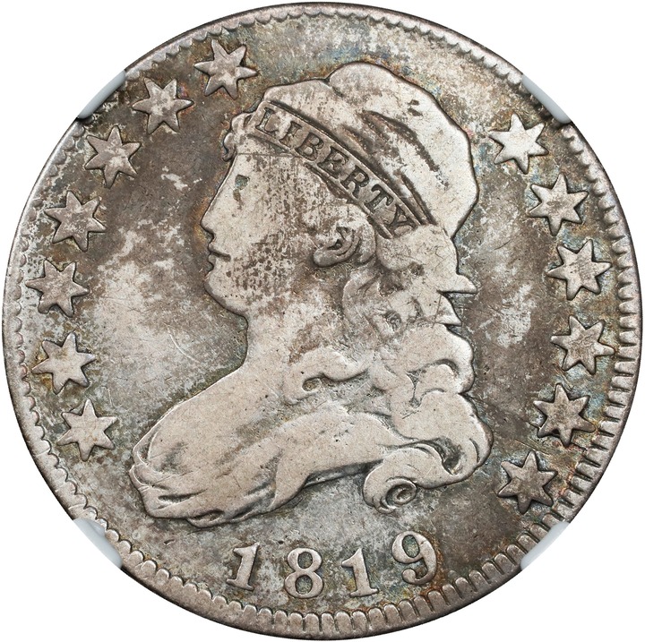 Image for 1819 25c Large 9 VG10 CAC