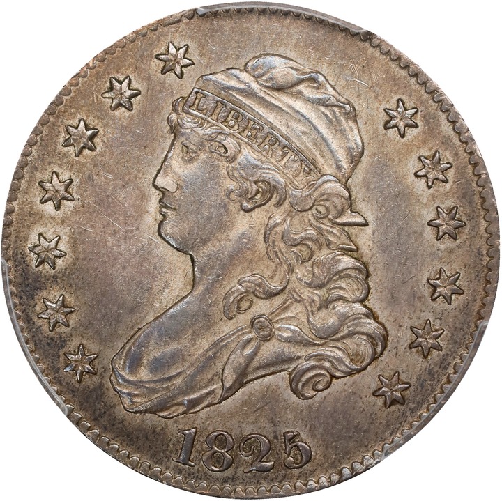 1825/4/2 25c AU50 CAC thumbnail 9