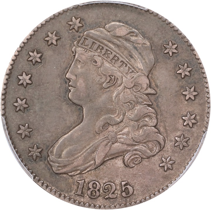 1825/4/2 25c AU50 CAC thumbnail 11