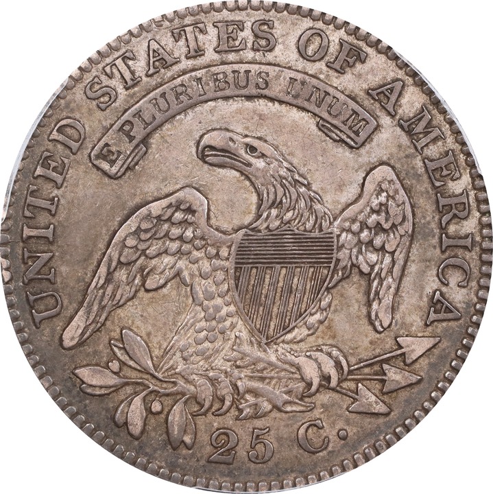 1825/4/2 25c AU50 CAC thumbnail 12