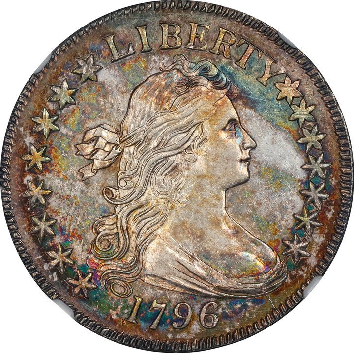 Image for 1796 50c 15 Stars MS60 CAC
