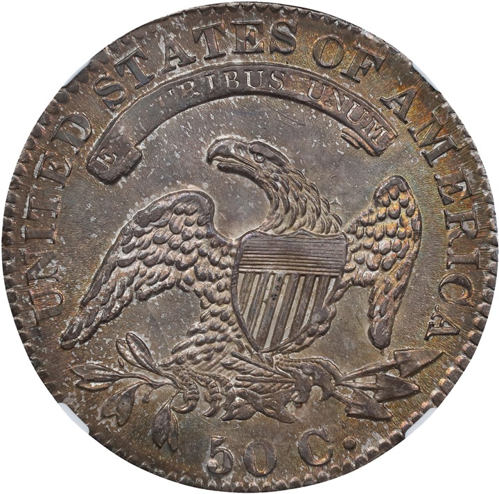 1832 50c Small Letters, O-102 MS60 thumbnail 9