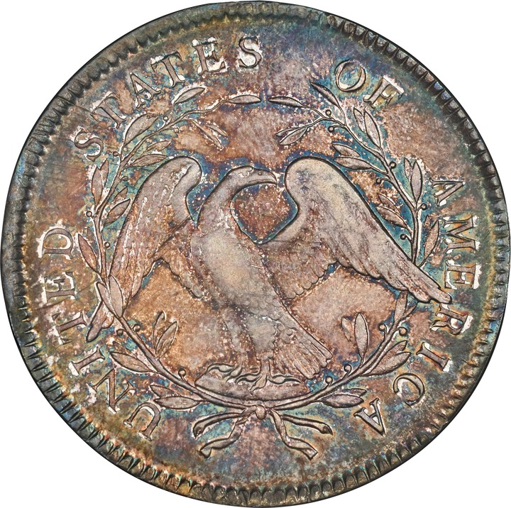1795 $1  Flowing Hair, 2 Leaves, B-2, BB-20 MS66 thumbnail 20
