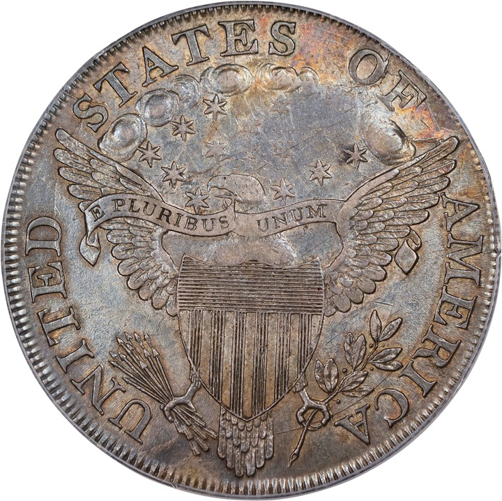 1798 $1  Large Eagle, Pointed 9 MS60 thumbnail 6