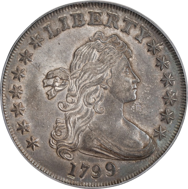 1799 $1  7x6 Stars, B-14, BB-167 MS60 thumbnail 5
