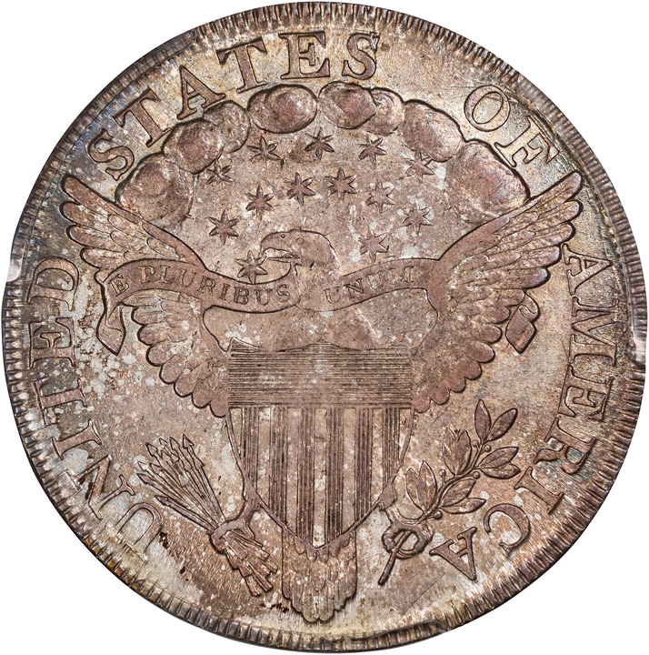 1799/8 $1  15 Stars Reverse MS61 thumbnail 2
