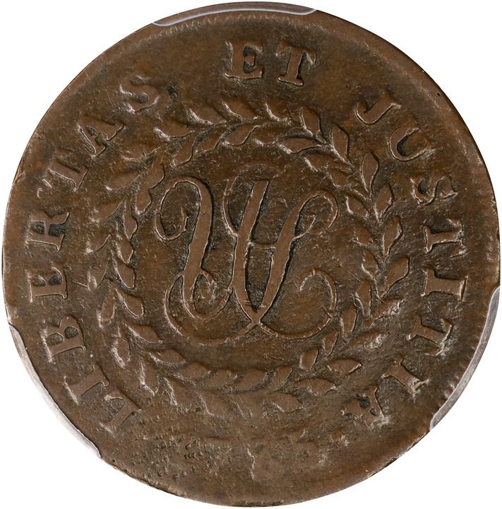 1785 Copper Nova Constellatio, Pointed Rays MS BN VF30 BN thumbnail 2