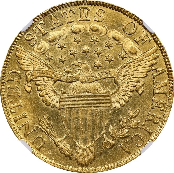 1799 $10  Small Stars Obverse, BD-7 MS61 thumbnail 4