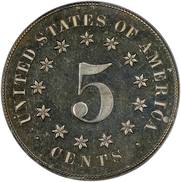 1866 P5c Nickel, J-507 PR thumbnail 5