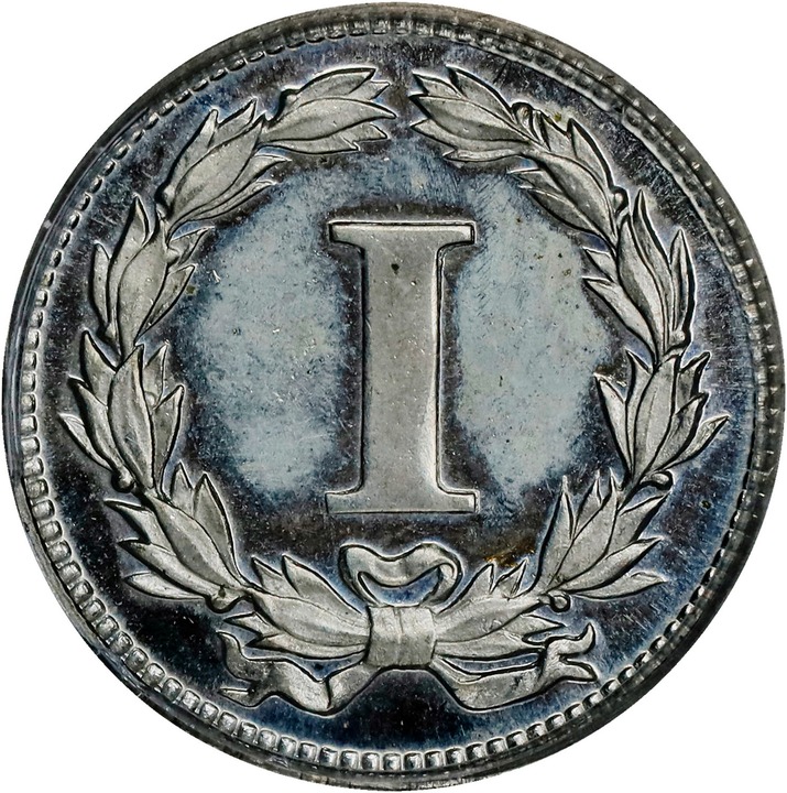 1868 P1c Nickel, J-608 PR thumbnail 6