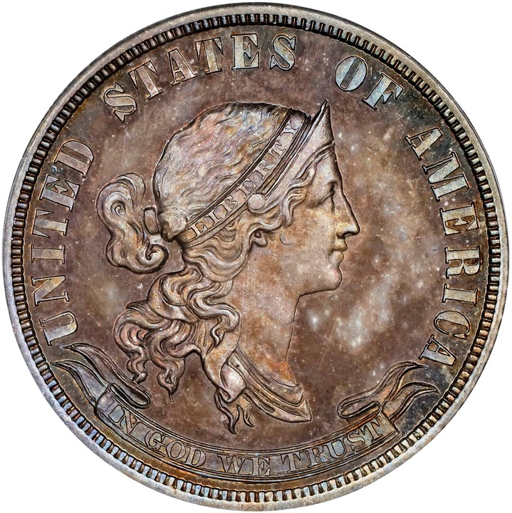 1869 P25c Silver, J-727 PR thumbnail 2