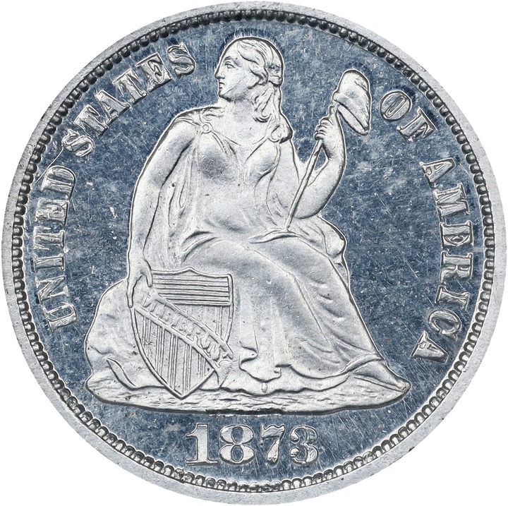 1873 P10c Aluminum, J-1269 PR thumbnail 2