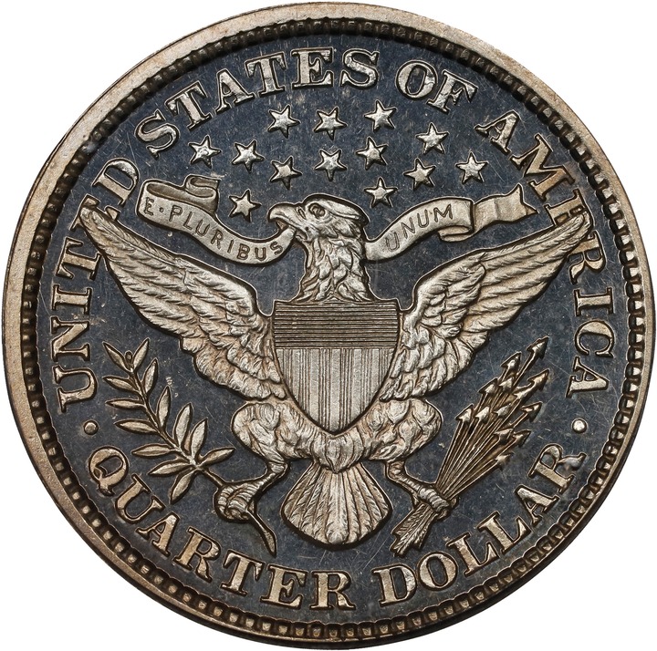 Barber Quarter 25c 1892-1915 PR CAM [Type] PR64 CAM thumbnail 2