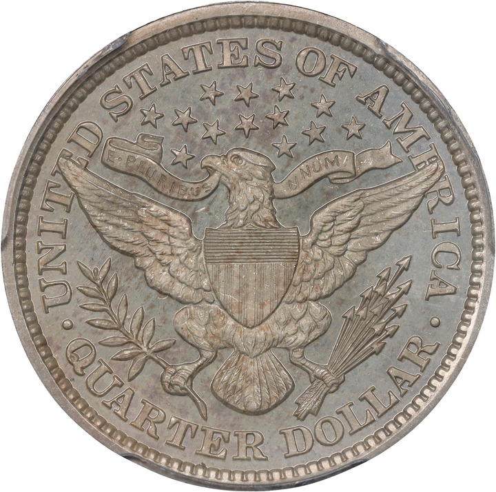 Barber Quarter 25c 1892-1915 PR CAM [Type] PR65 CAM thumbnail 2