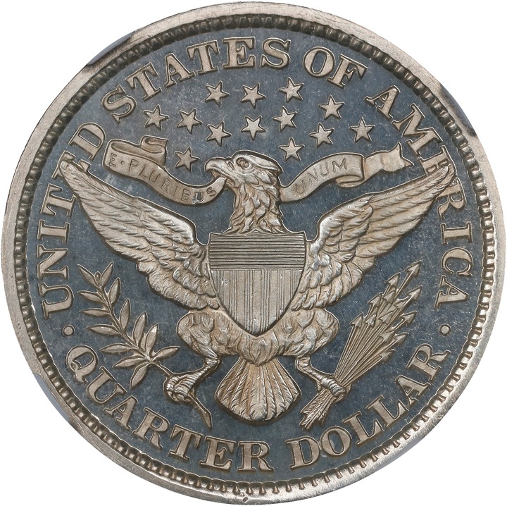 Barber Quarter 25c 1892-1915 PR CAM [Type] PR66 CAM thumbnail 2