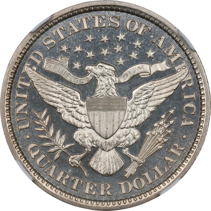 Barber Quarter 25c 1892-1915 PR CAM [Type] PR64 CAM thumbnail 4