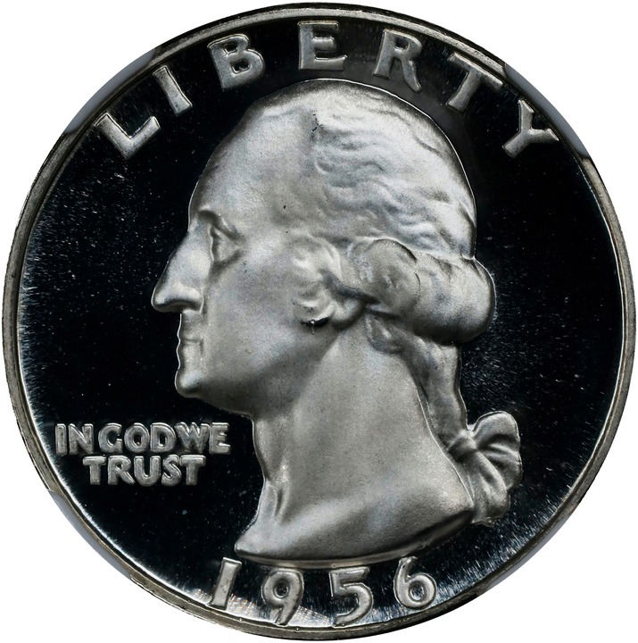 1956 25c PR CAM PR69 CAM CAC thumbnail 3