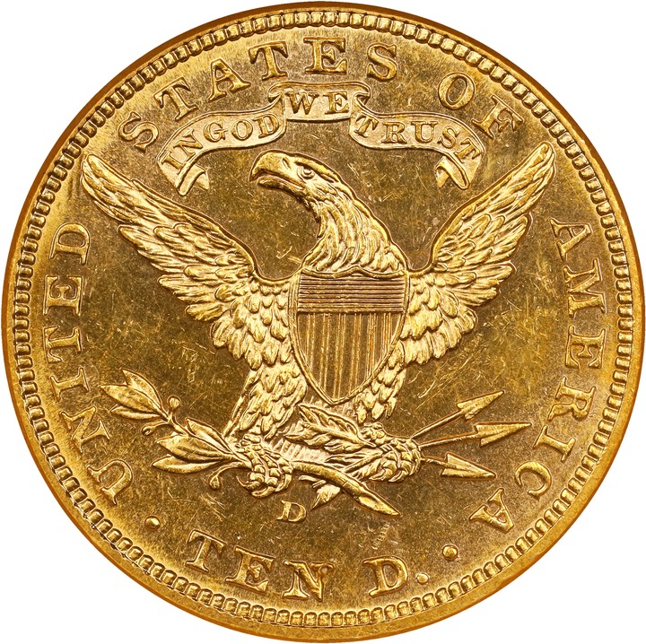 1907-D $10  MS PL thumbnail 3