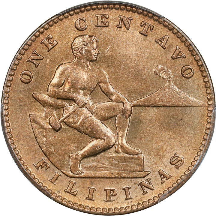 1913-S 1c U.S. Philippines MS RD thumbnail 2