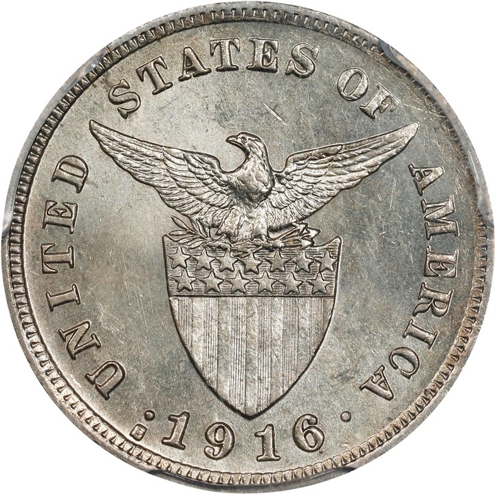 1916-S 5c U.S. Philippines MS thumbnail 5