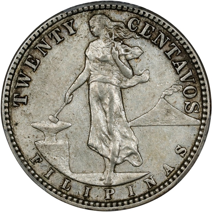 1910-S 20c U.S. Philippines MS thumbnail 2