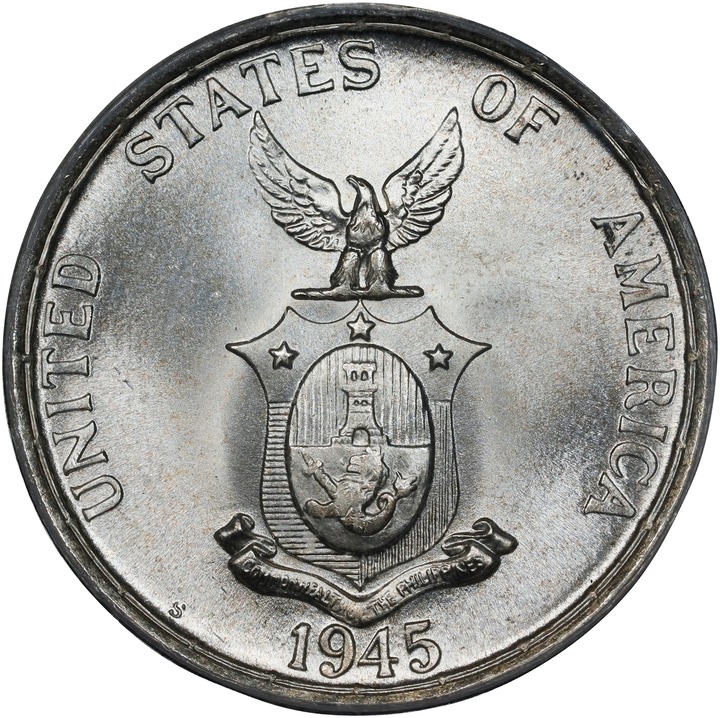 1945-S 50c U.S. Philippines MS thumbnail 5