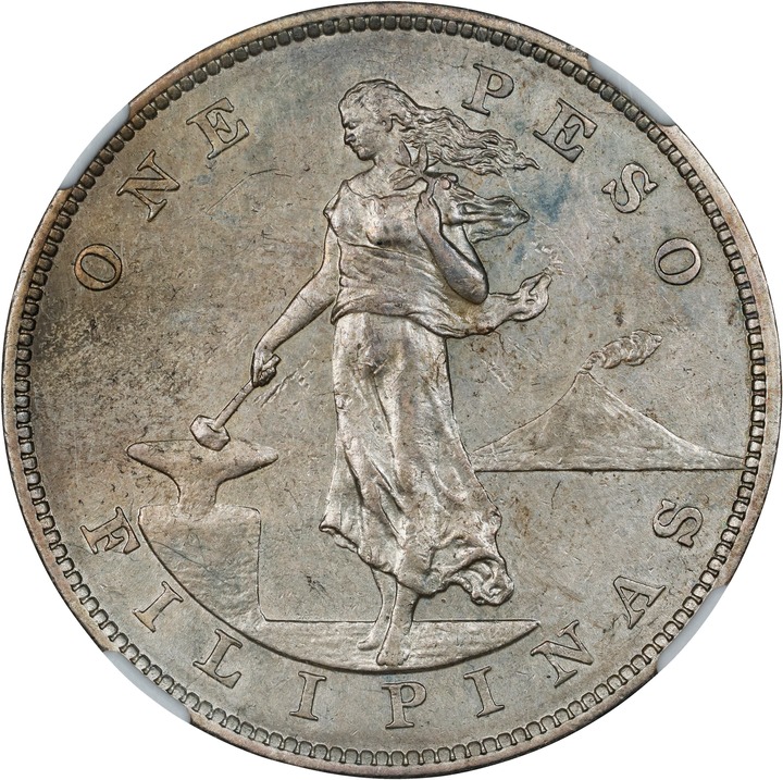 1903 Peso U.S. Philippines MS thumbnail 7