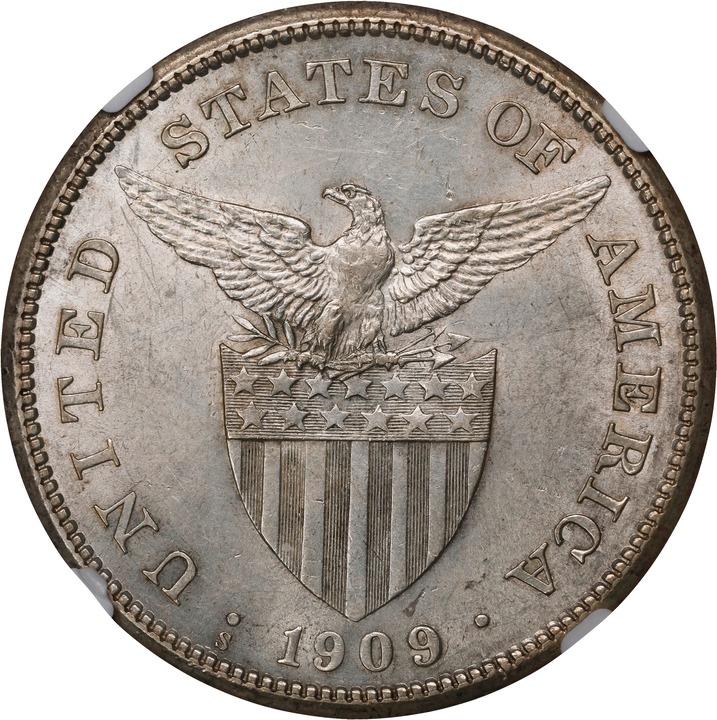 1909-S Peso U.S. Philippines MS thumbnail 13