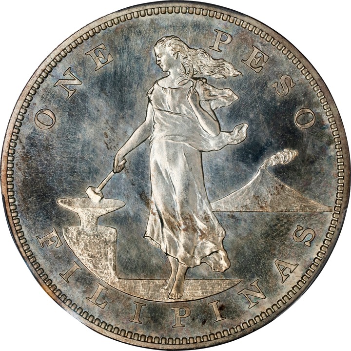 1906 Peso U.S. Philippines PR thumbnail 4