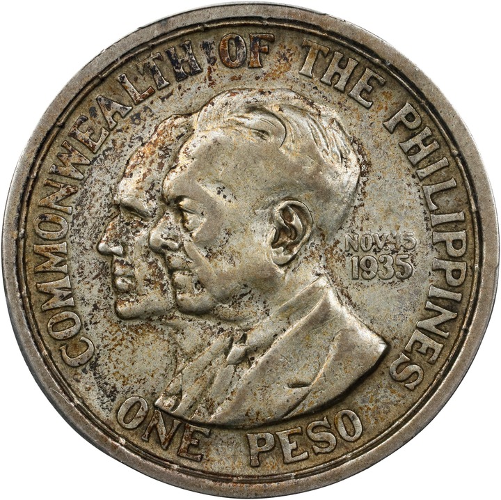 1936-M Peso U.S. Philippines, Murphy-Quezon MS thumbnail 7