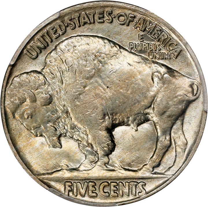 1935 5c Doubled Die Reverse MS63 thumbnail 2