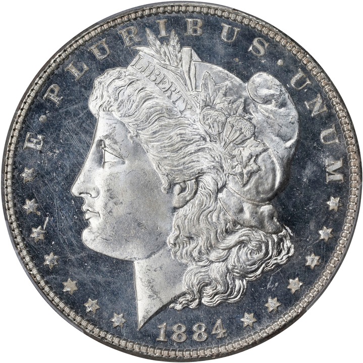 Image for 1884 $1  MS DMPL MS65 DMPL CAC