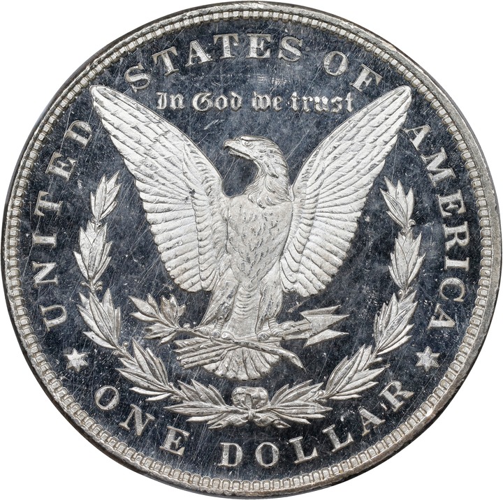 1884 $1  MS DMPL MS65 DMPL CAC thumbnail 2