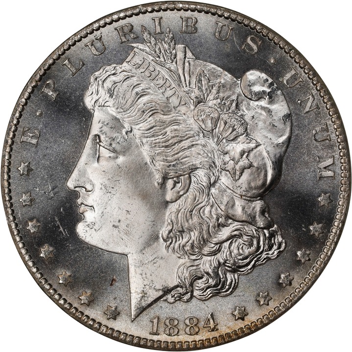 Image for 1884-CC $1  MS DMPL MS66 DMPL