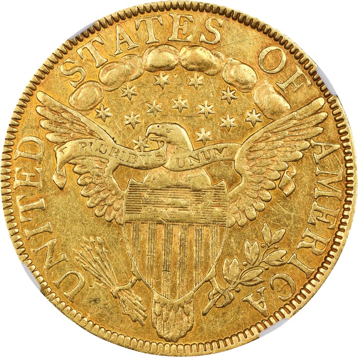 1799 $10  Small Stars Obverse AU53 thumbnail 2