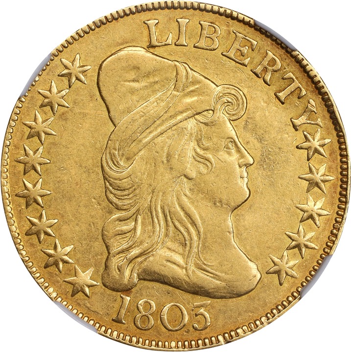 1803 $10  Large Stars Reverse, BD-6 F12 thumbnail 17