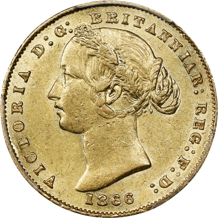 Image for 1866 Sov F15