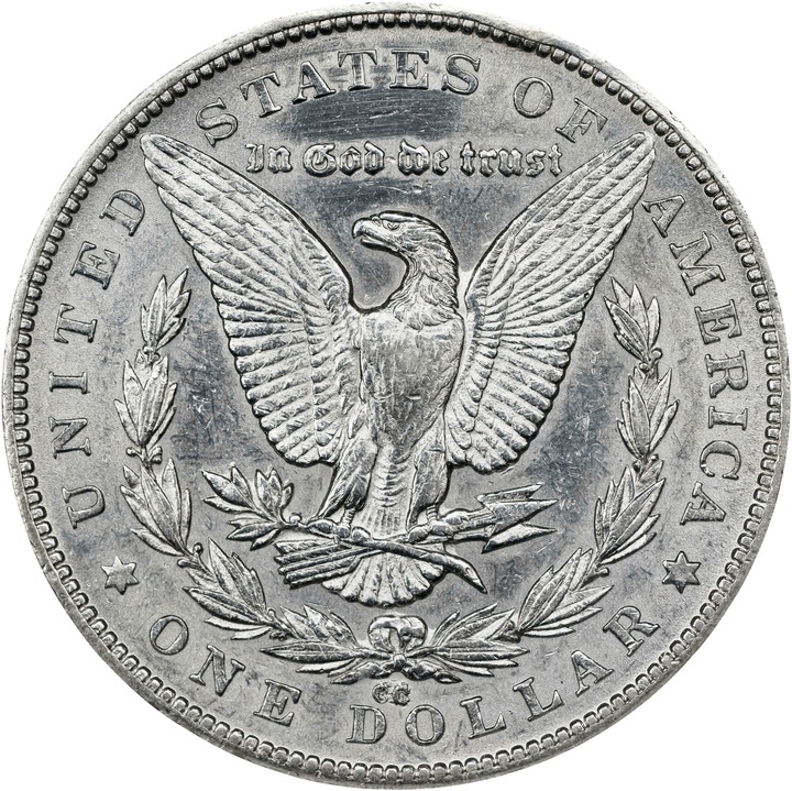 1879-CC $1  Capped Die, VAM-3 AU55 CAC thumbnail 2