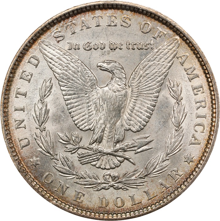 1887 $1  Doubled Date, VAM-5 VG10 CAC thumbnail 2