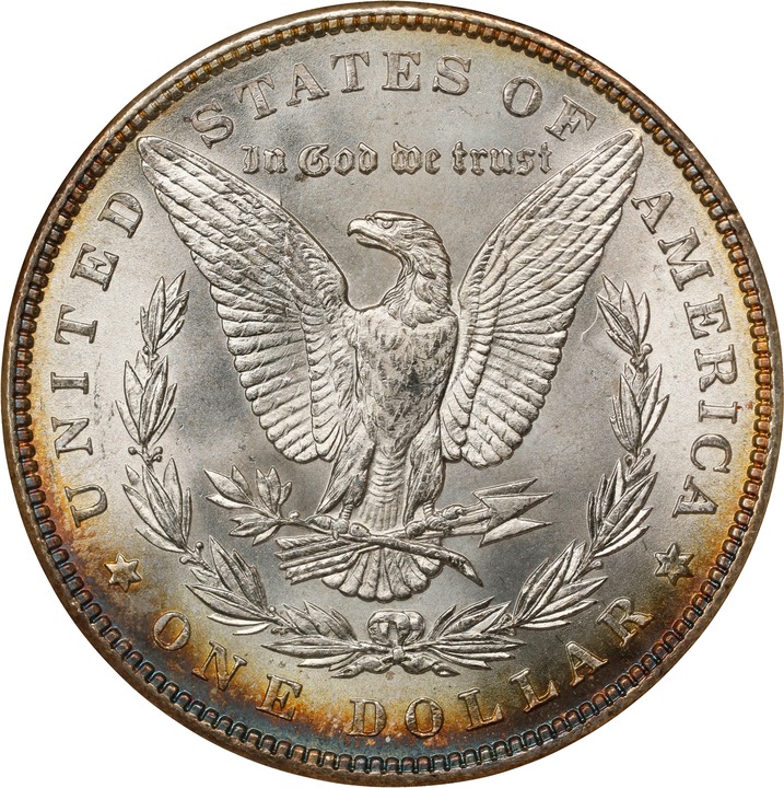 1887 $1  Alligator Eye, VAM-12 MS65 thumbnail 2