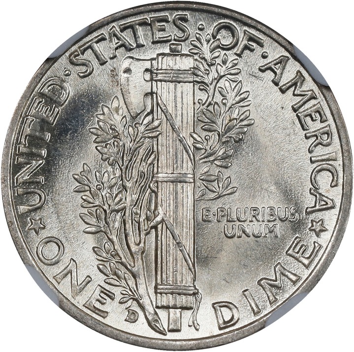 1944-D 10c MS FB MS64 FB thumbnail 2