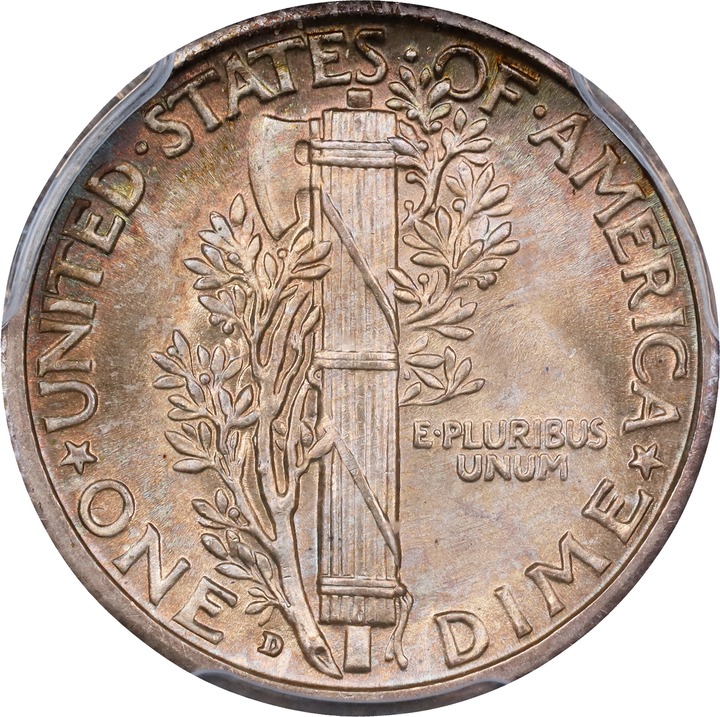 1931-D 10c Doubled Die Obverse, FS-101 MS thumbnail 4