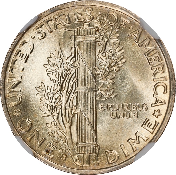 1937-S 10c Doubled Die Obverse, FS-101 MS thumbnail 5