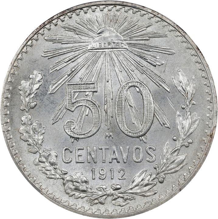 Image for 1912-M 50c Type 1, KM-445 MS (KM-445) AU50