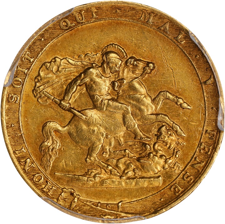George III Sov 1817-1820, Gold MS [Type] (KM-674) VF25 thumbnail 6