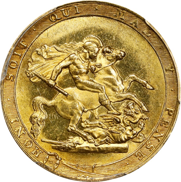 George III Sov 1817-1820, Gold MS [Type] (KM-674) VF25 thumbnail 14